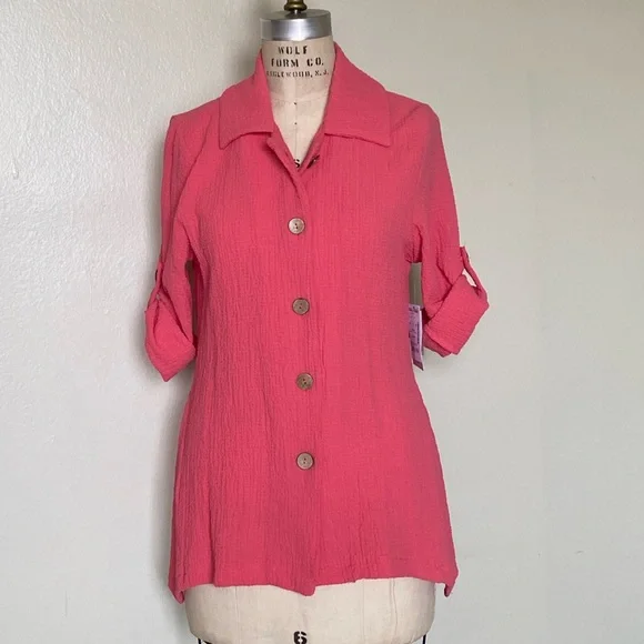 NWT PECK&PECK BLOUSE - Picture 3 of 15